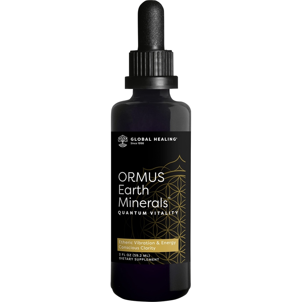 Global Healing Center ORMUS Earth Minerals - Liquid Gold, Platinum, Iridium Blend for Lucid Dreaming, Quantum Vitality and Mindful Meditation - Più Biodisponibile Di Monoatomic Gold - 2 Fl Oz