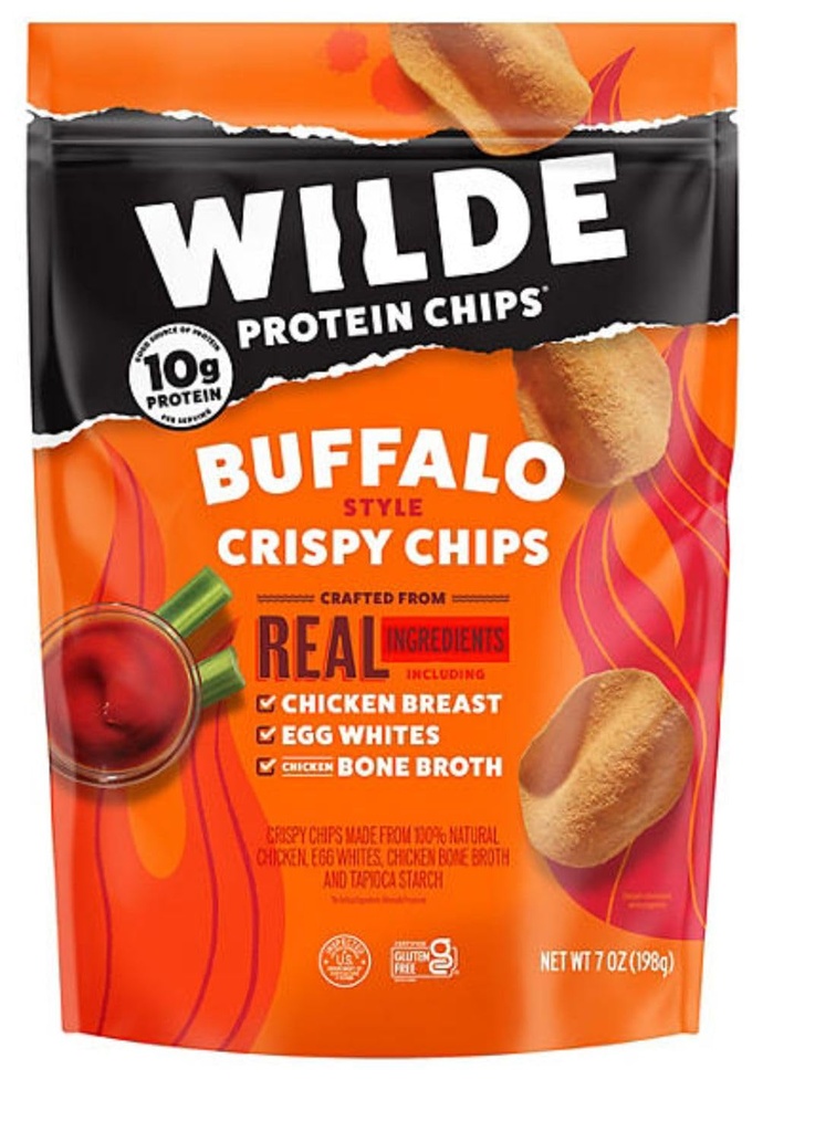 Wilde Protein Chips Buffalo Chicken, 8.5 oz (I PACK)