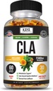 Kaya Naturals Capsules CLA – Acides linoléiques conjugués – Sans OGM et sans gluten (compte 60 (paquet de 1))