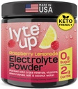 Nutriana Keto Electrolytes Powder No Sugar - Zero Carb & Zero Calorie Electrolyte Drink Mix - Elettroliti senza zucchero per polvere di idratazione - Electrolytes di digiuno Raspberry Lemonade Flavor