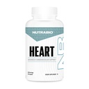 NutraBio Heart - Heart Health Supplements, Cardiovascular Supplement, Cholesterol, Circulatory & Healthy Blood Pressure Support - 90 Capsules