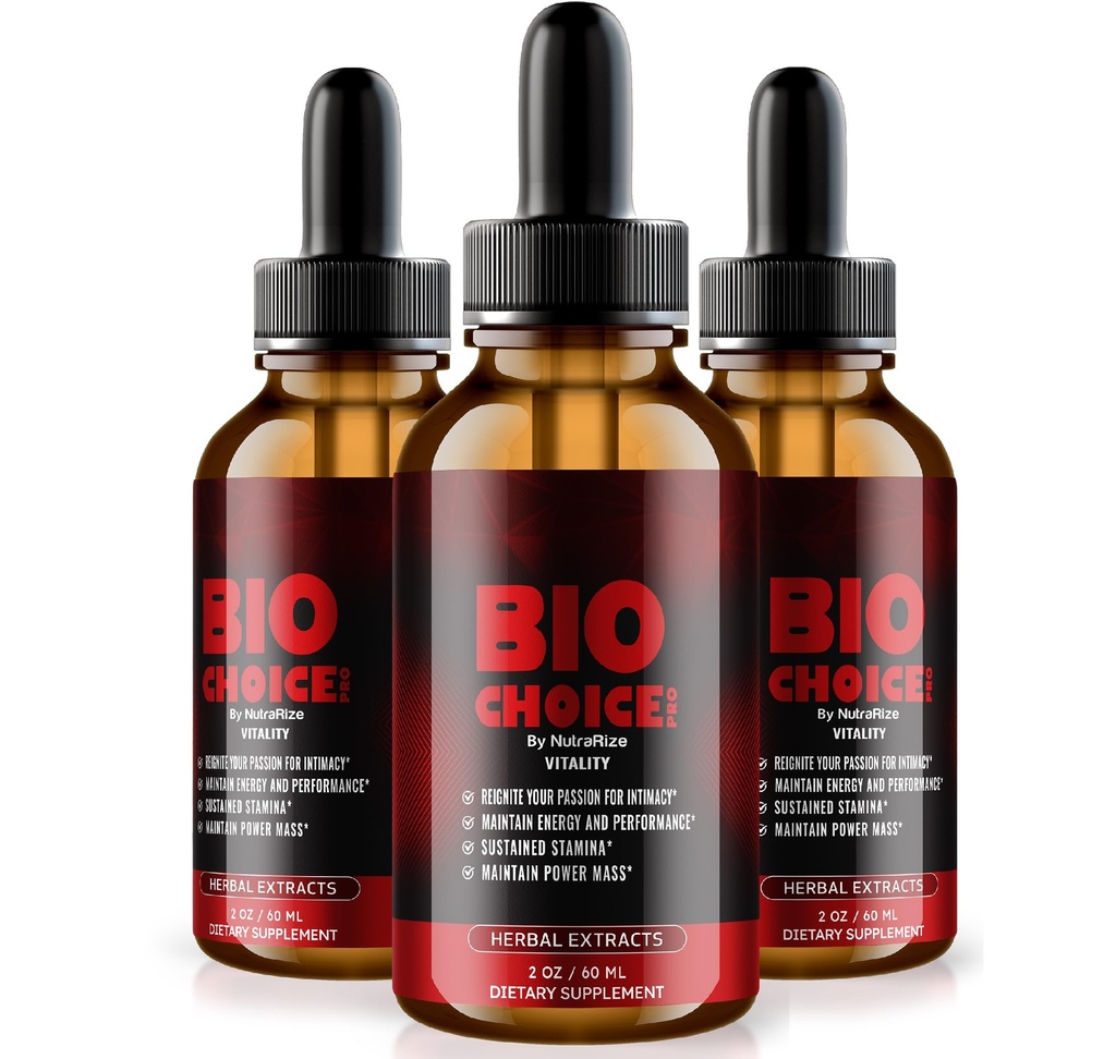NutraRize (3 Pack) BioChoice Drops, BioChoice Pro Oil for Ultra Performance, Bio Choice Supplement to Improve Confidence and Overall Well-Being, All Natural Oral Drop Formula, Reviews (90 Servings)