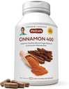 ANDREW LESSMAN Cinnamon 400mg - 240 Kapseln - Hohe Potenz, Standardisierter Extrakt. Keine Zusatzstoffe. Kleine einfache Swallow Kapseln
