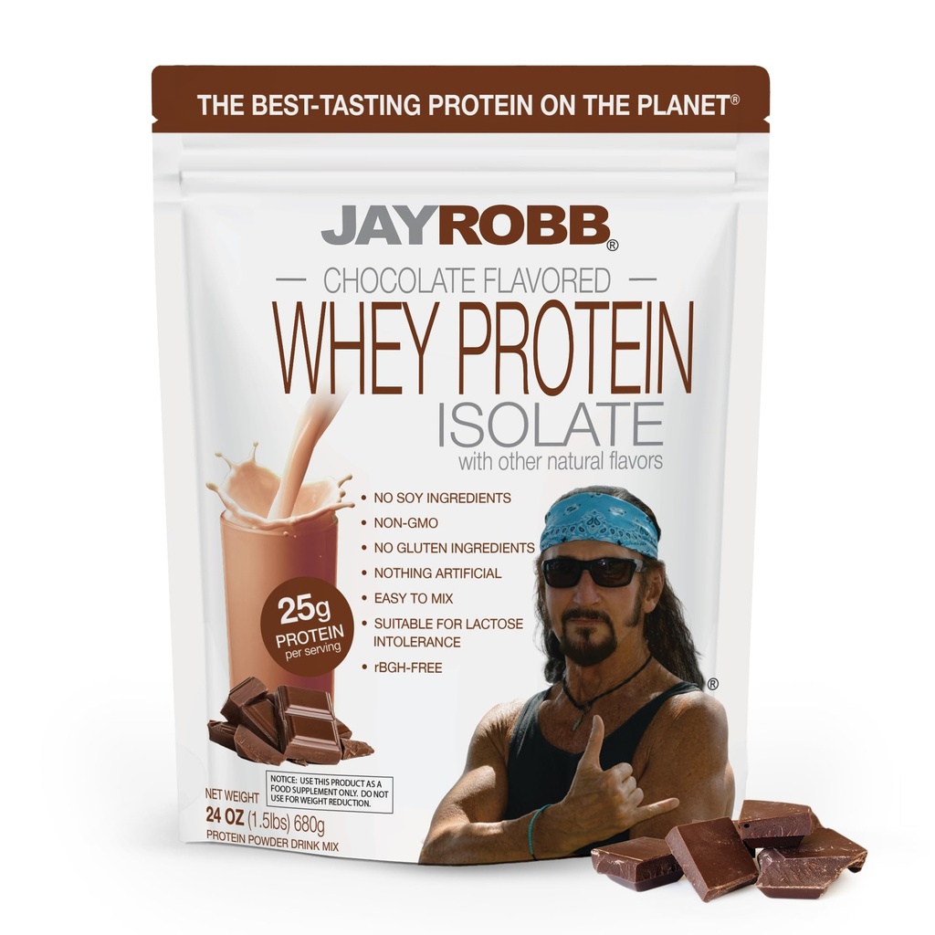 JAYROBB Whey Protein (1.5 Pound, Chocolate)