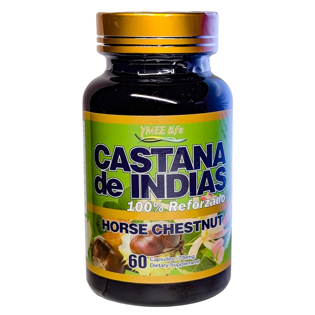 Horse Chestnut Extract Supplement - 60 Capsules | Suplemento de extracto de castaño de indias - 60 cápsulas