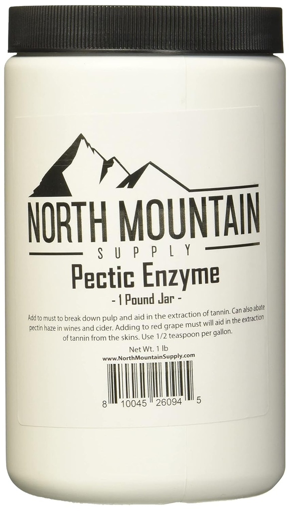 North Mountain Supply Pectic Enzyme - 1 Pound Jar