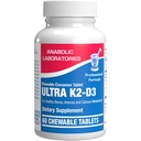 Chewable Vitamin D and K2 Supplement - Clinical D3 K2 2000IU for Bone Teeth Mood and Immune Support Plus Calcium Absorption - Vegetarian Vitamin D Chewable Cinnamon Flavor (60 Day Supply)