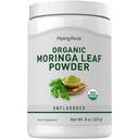 Piping Rock Organic Moringa Oleifera Leaf Powder 8oz | Herbal Supplement | Non-GMO, Gluten Free