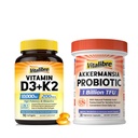 Vitamin D3 K2 10000 IU D3 & Akkermansia Muciniphila Probiotic 1 Billion TFU