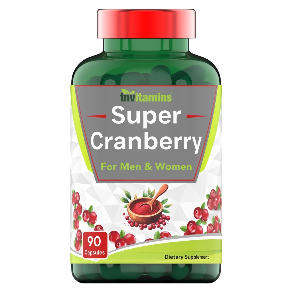Cranberry Pills for Women & Men (30.000 MG - 90 Capsules) | Unterstützt Urinary Tract Health* | Cranberry Konzentrat Supplement | Bladder & Kidney Support* | Unterstützt Frauengesundheit* | Antioxidantien