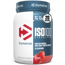 Dymatize ISO100 Whey Protein Pulver Isolate, Erdbeere, 25g Protein, 5.5g BCAAs, Weniger als 120 Cal., Glutenfrei, 1g Fett, 1g Zucker, 2g Carb (20 Servierungen)