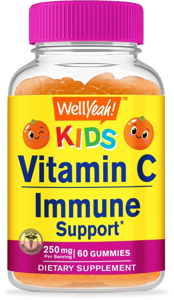 Eh bien oui enfants vitamine C Gummies (250mg) - 60 Gummies