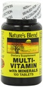 Miscela NAT B MULTIVITAMINA & MIN TB, Assortito, 100 Conte