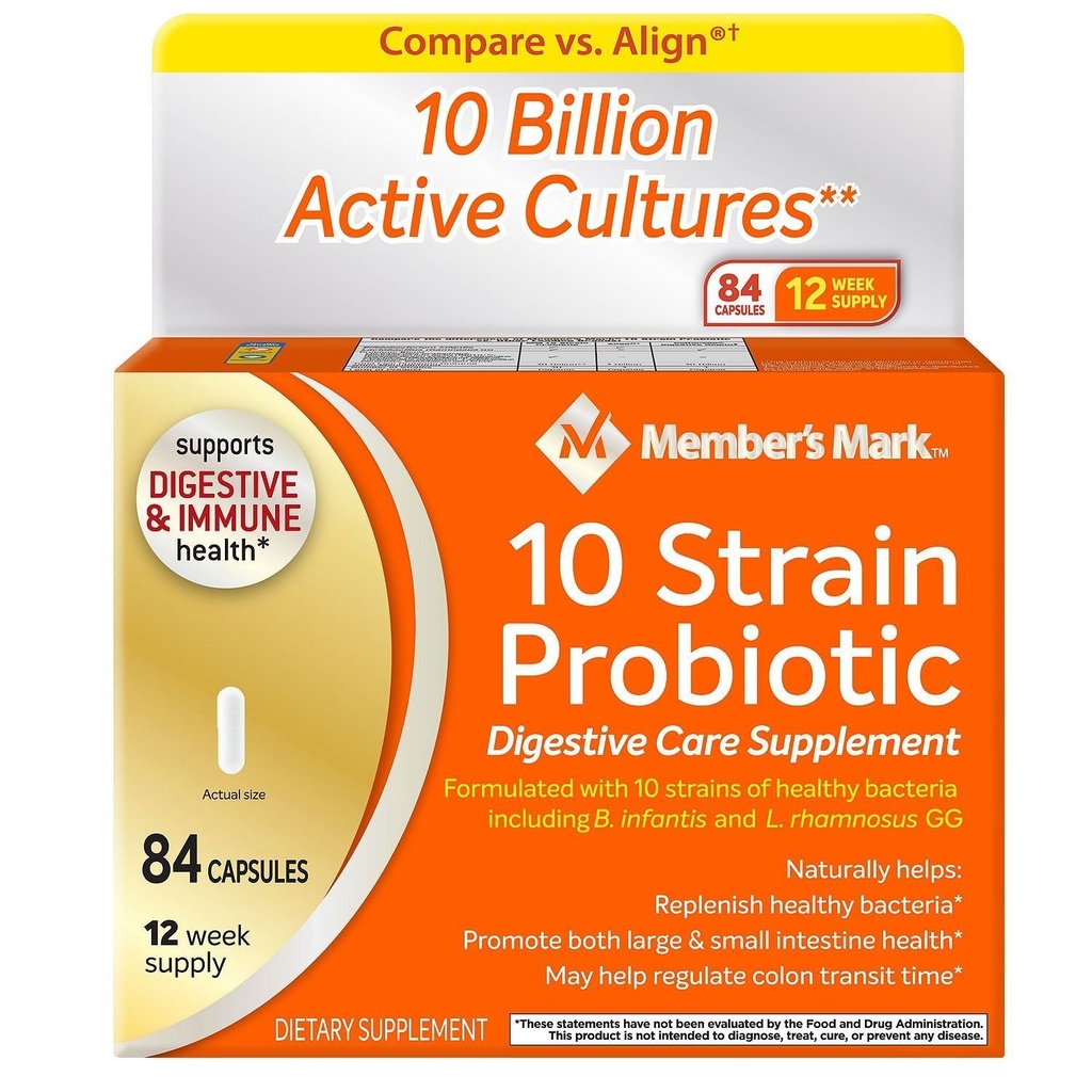 Mark 5X Probiotic Digestive Care Supplement - 2/42ct. Bottiglie
