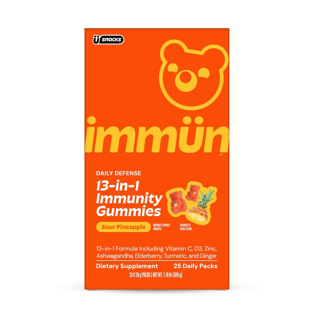 Grüns Immün 25-Count Sachets Gummy Vitamin Supplement - Sugar