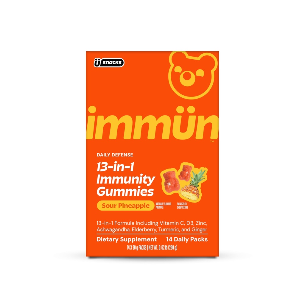 Grüns Immün 14-Count Sachets Gummy Vitamin Supplement - Sugar