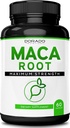 Maca Root Capsule 15,000mg per Uomini e Donne - 10x Equivalente Concentrato - [Maximum Strength] - Zero Fillers - Terze Parti Testata - Vegan - Gluten Free & Non-GMO - USA Made - 60 Capsule