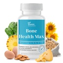 DR VITAMIN SOLUTIONS Knochengesundheit Max - Advanced Calcium & Magnesium Supplement mit Vitamin D3, Bromelain & Ipriflavone - 60 Tabletten für stärkere Knochen & Gelenkunterstützung