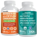 PrimeMD 21-en-1 Supplément berbère avec cannelle Ceylan, chrome, mélône amère et extrait de thé vert (120 ct) &