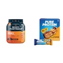 Body Fortress 100% Whey Protein Powder, Chocolate, 1.78lbs & Pure Protein Bars, Chocolate Peanut Butter, 12 Count