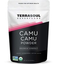 Terrasoul Superfoods Organic Camu polvere, 3.5 Oz, Amazonian Superfruit per il supporto immunitario, Smoothie Boost, e Vitamina C Antiossidante-Rich Ricette