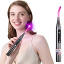 Red Light Therapy for Face, Cold Sore Treatment for Lips, 3-in-1 Rechargeable Elite Grade Infrared Red Light Therapy Wand, Canker Sore & Fever Blister Treatment. Ideal for Lips, Nose and Skin.