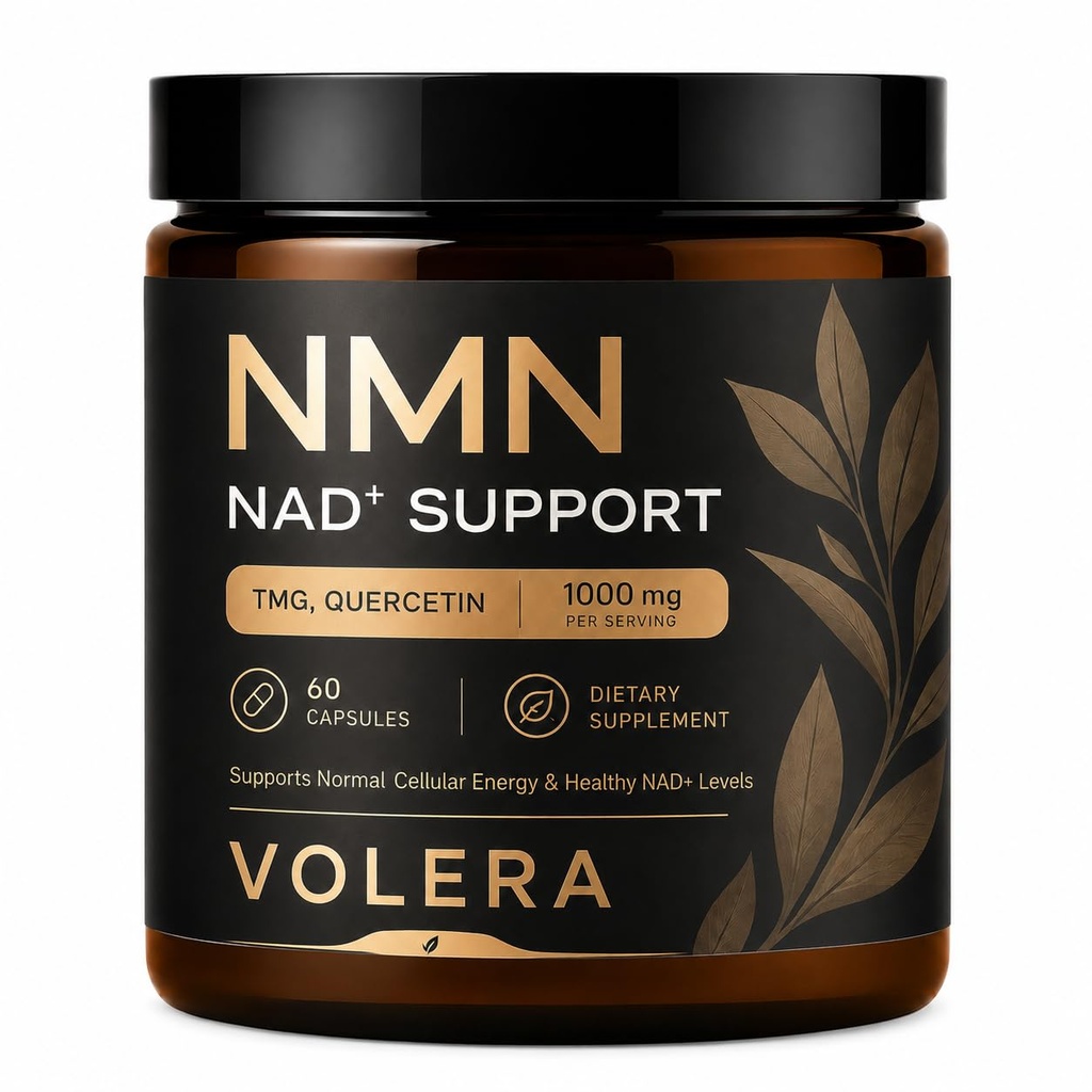 Volera NMN Bone Complex,with TMG & Quercetin, Daily Wellness Supplement, 60 Capsules