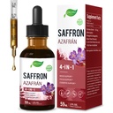 CHLORO Natural Organic Saffron (azafran organico) Liquid for Adults, 4-Ingredient Blend with Passion Flower, 2 oz