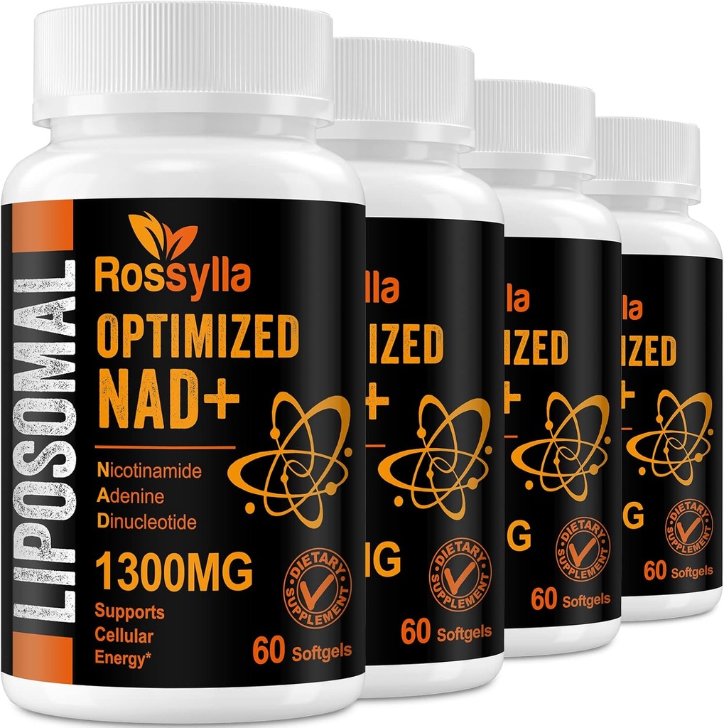 1300 MG Liposomal NAD+ Ergänzung | Höchste Absorption | Reinst NAD Supplemet zu erhöhen NAD+ Effetiv | Boosting NAD+ Ergänzung zu Aging Defese, Cellular Energy, Langlebigkeit | 240 Zähler
