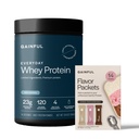 Gainful Everyday Whey Protein Powder & Neapolitan Flavor Bundle, 23g Protein, Supports Muscle Growth, Recovery, & Daily Nutrition, No Artificial Ingredients, 14 Servings + 14 Flavor Sticks