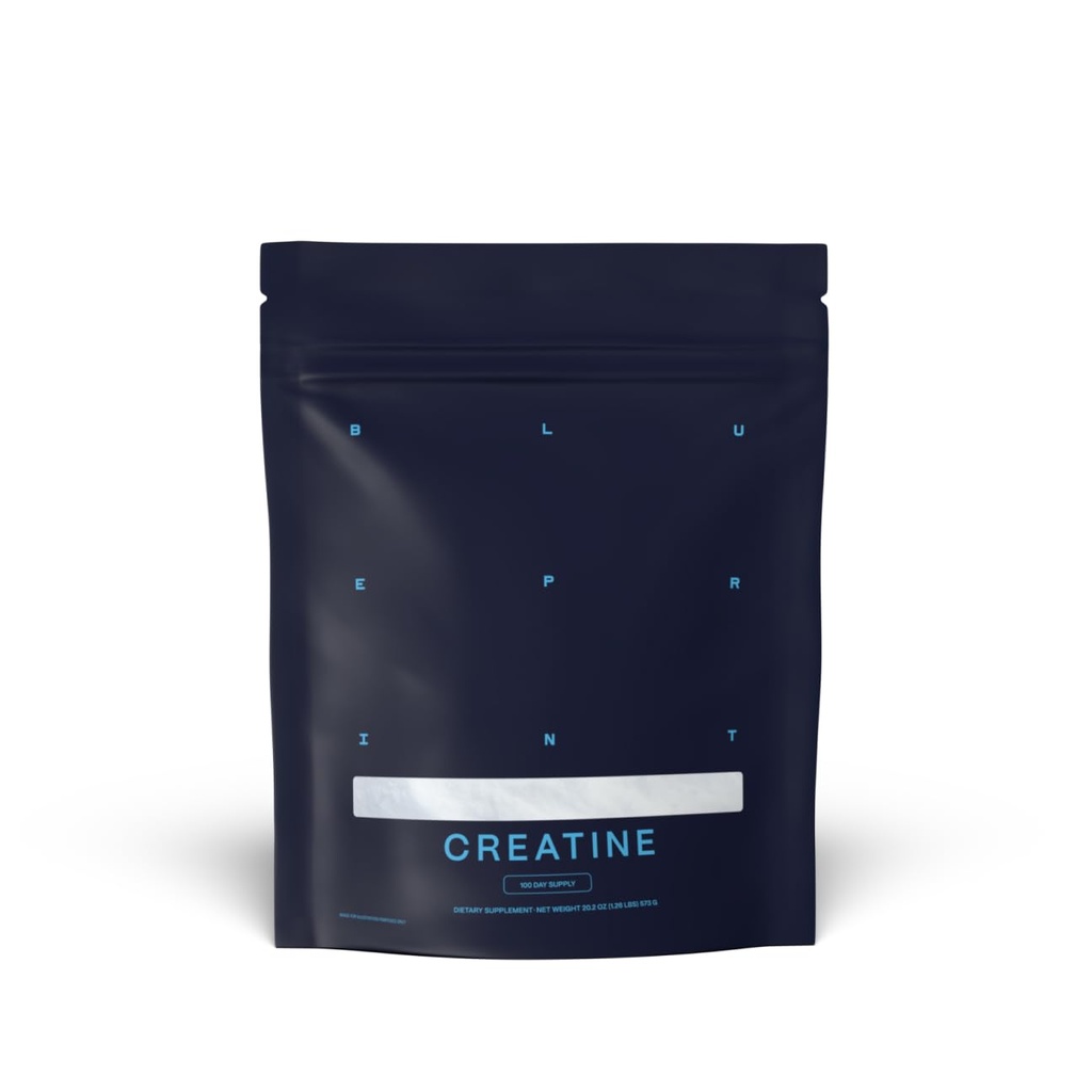 Bryan Johnson Creatine Monohydrate Powder – Polvere di aminoacidi - Supplemento Supporta la crescita del muscolo, il recupero, la forza e il fuoco – Creatina non aromatizzata per le donne & uomini – 5g Dose – 100 Serve