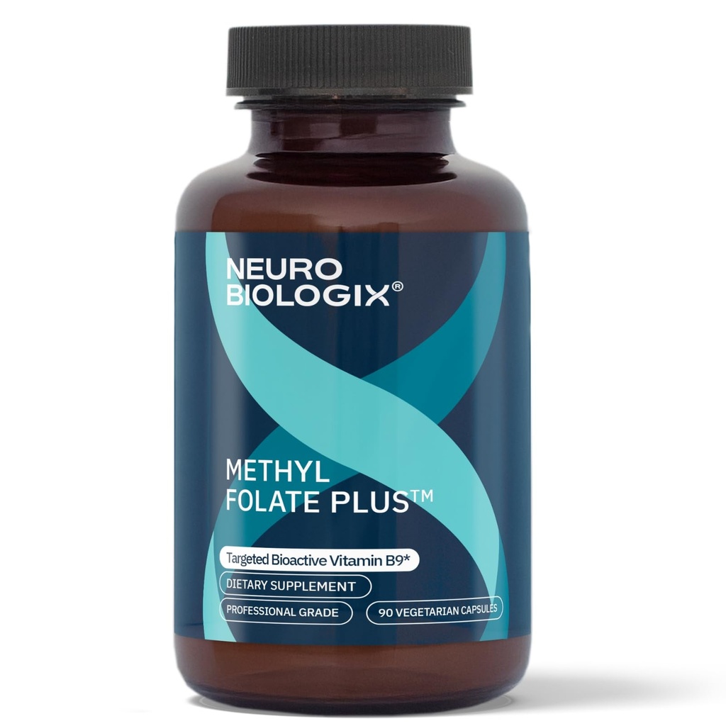 Methyl Folate Plus - miscela avanzata di L-5-metilfolato, acido folinico & B vitamine per il supporto di metilazione - integratore metilico per il supporto della funzione neurologica e immunologica