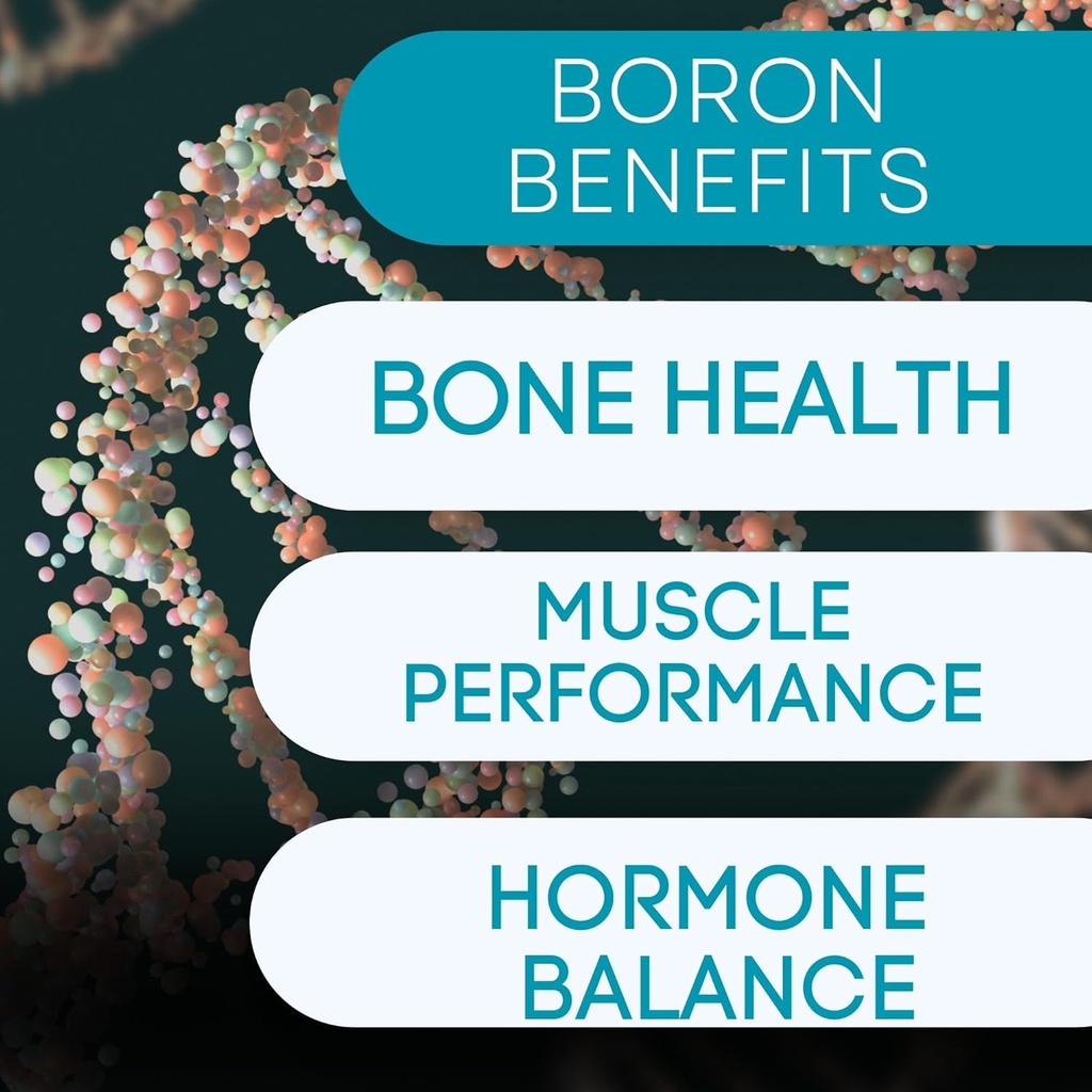 Boron Mineral Supplement - 30mg | 60 Count | Trace Minerals Il vostro corpo ha bisogno di mantenere la salute ottimale e il benessere.