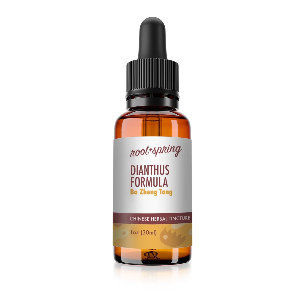 Dianthus Formula - Ba Zheng Tang - Herbal Tincture (Liquid Extract) - Concentrate with Dropper - Ba Zhen San Wan Eight Herb Powder for Rectification - Natural TCM Herb Blend Supplement 1 oz