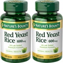 Nature's Bounty Red Yeast Rice 600mg 120 Kapseln (Pack von 2)