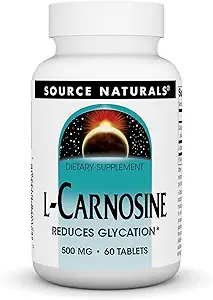 Fonte Naturals L-Carnosine 500mg - 60 compresse