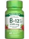 Nature's Truth B12 Vitamin | 60 Fast Dissolve Tabletten | 2500 mcg | mit Folsäure | Vegan, Non-GMO & Gluten Kostenlos