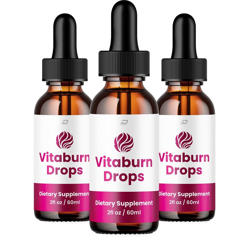 Vitaburn Drops Healthy Formula – Vita Burn Drops All Natural Healthy Levels Extra Strength Liquid Reviews (3 Pack – 3 Month Supply)
