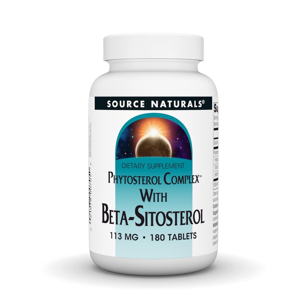 Source Naturals Phytosterol Complex with Beta-Sitosterol, 113 mg - 180 Tablets