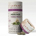 JAYAM Organic Moringa Flower Tablets | Pure Moringa Blossom Botanical Supplement | Plant-Based Daily Women's Wellness Support | Vegan, Non-GMO, Single Ingredient | 120 Tablets, 2-Month Supply