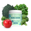 Oat Mama 'Mama Greens' Superfoods Booster - Fuji Apple Flavor - Greens Powder with Kale, Spinach, Broccoli, & Spirulina - Nutrient-Rich Support for Pregnancy & Postpartum - 30 Servings (180g)