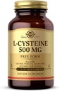 Solgar L-Cysteine 500 mg, 90 capsule vegetali - Aminoacido Free Form - Supporto per la pelle, capelli e chiodi - Supporto Glutathione - Vegan, Gluten Free, Dairy Free, Kosher - 90 Serve