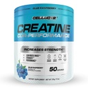 Poudre de créatine cellucor, Arôme de framboise bleue - Augmente la force, la masse musculaire maigre et l'endurance, la créatine micronisée pour l'absorption rapide, 5g de créatine par portion, 50 portions
