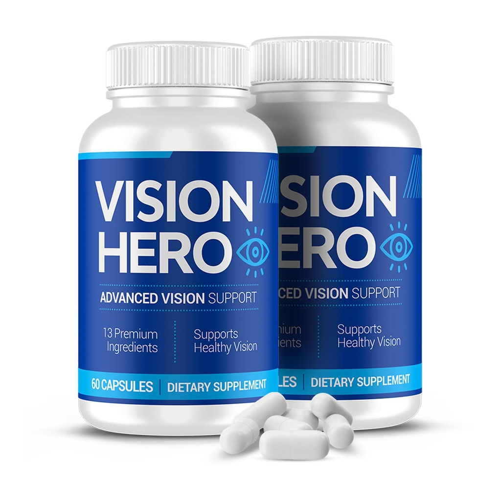 Support de la vision avancé, suppléments pour les yeux - 60 capsules Suppléments santé pour les yeux pour adultes (paquet de 2)