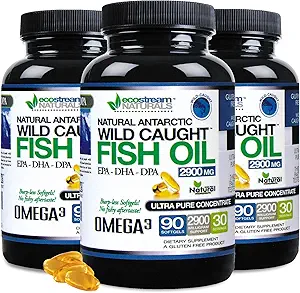 (Pack of 3 Wild Caught Omega 3 2.900 Milligrammi. Ora con ancora più DPA-EPA-DHA