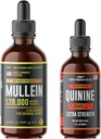 HERBIFY Bundle - Mullein Leaf Extract & Quinine Liquid - Supporto respiratorio & Digestion Support