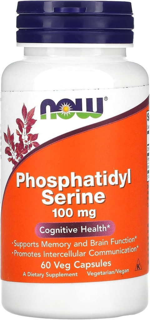 Aliments Phosphatidyl Sérine, 100 mg, 60 gélules