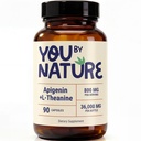 Apigenin 200 mg + L-Theanine 600 mg Night Time Formula - Adult Daily Supplement (90 Capsules, 45 Servings)