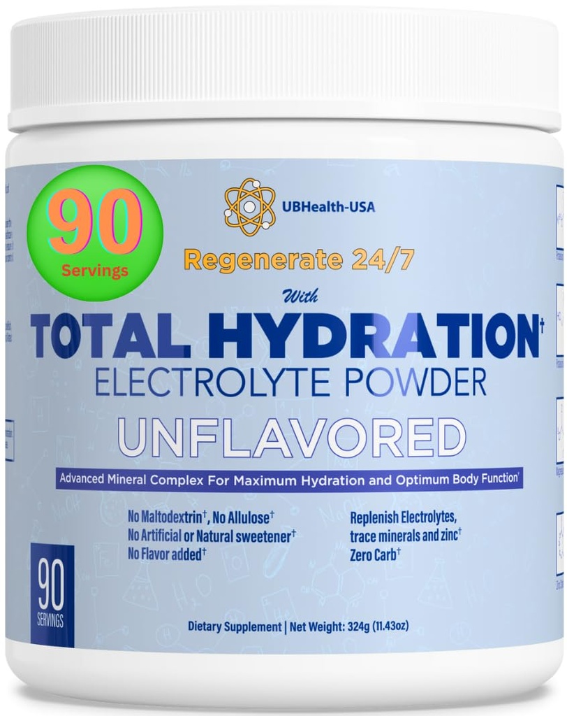 Hydration Elektrolyt Ersatzmix (90 Servierungen, ungeflammt)