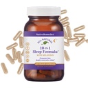 Rimedi nativi 10-in-1 Aiuti naturali per il sonno per adulti e bambini 4+ – Integratore di sonno a base di erbe con Melatonina 5mg, Magnesio, Radice Valeriana, Camomilla & L-Tryptophan – Non-Habit Forming, Vegan, 60 capsule